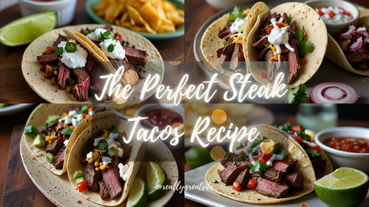 The Perfect Steak Tacos Recipe